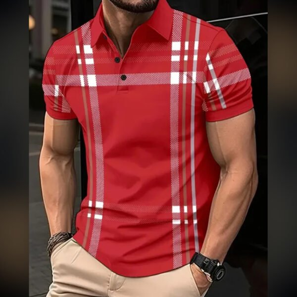 Code: 115 (Red) Premium China Polo | HandLoom Polo Shirt