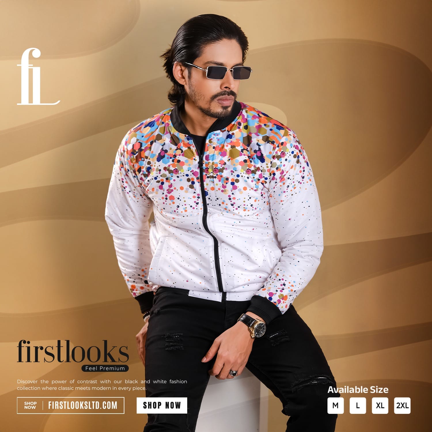 Code: S-401 | Premium Pedding Jacket for Men's - Image 2