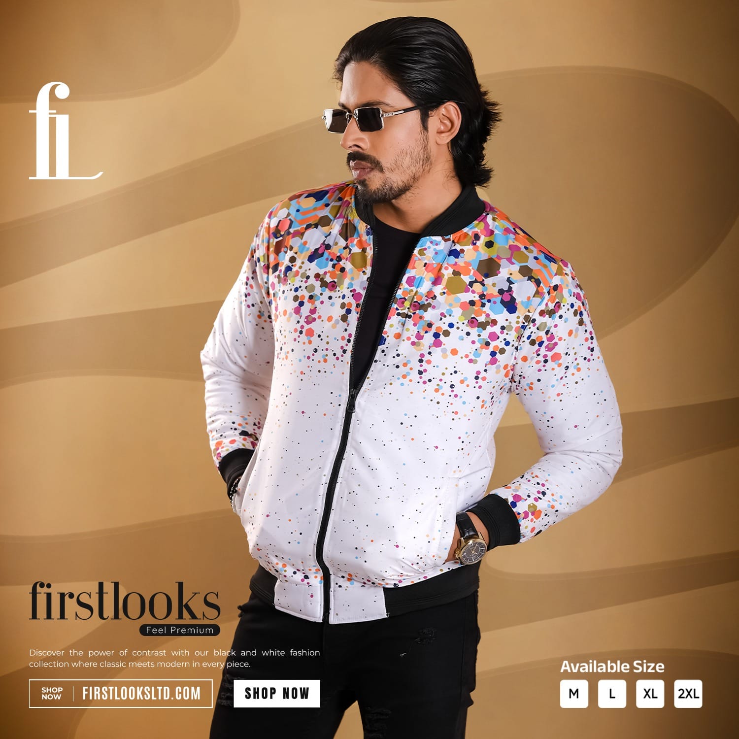Code: S-401 | Premium Pedding Jacket for Men's - Image 3