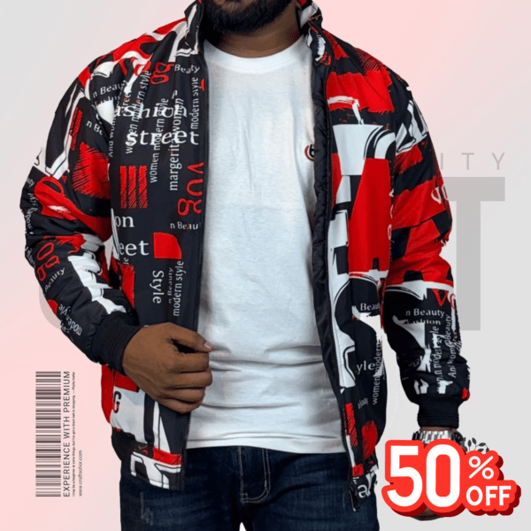 Code: S-407(Red) | Premium Pedding Jacket for Men’s