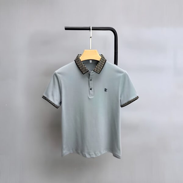 Code: 1849 Premium Cotton Polo Shirt For Men - Image 2