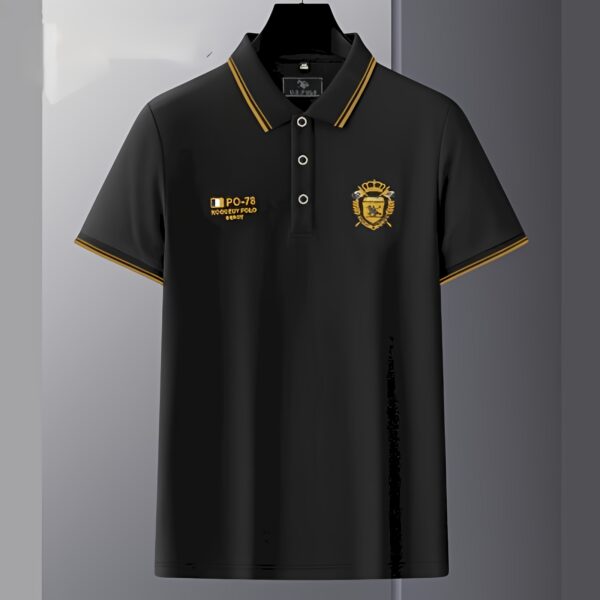 Code: 755 Premium Cotton Polo Shirt For Men - Image 2