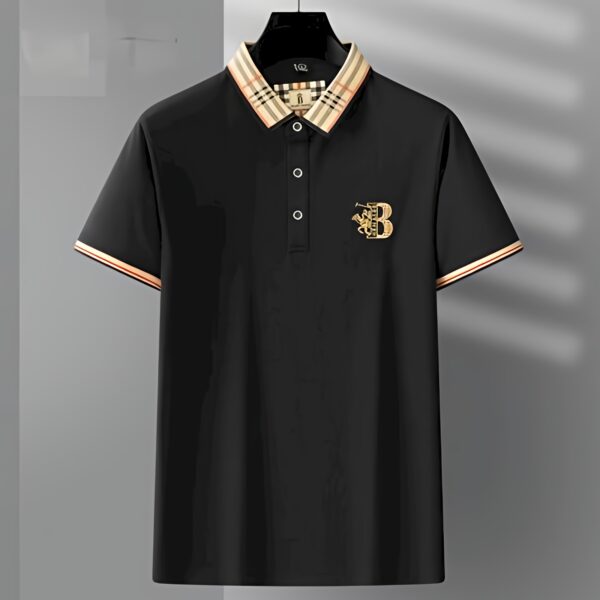 Code: 757 Premium Cotton Polo Shirt For Men - Image 2