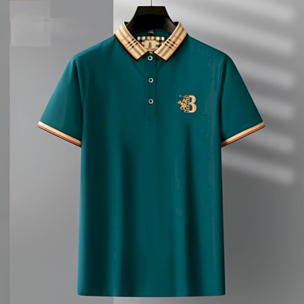 Code: 759 Premium Cotton Polo Shirt For Men - Image 2