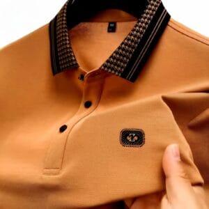 Code: 2129 Premium Cotton Polo Shirt For Men